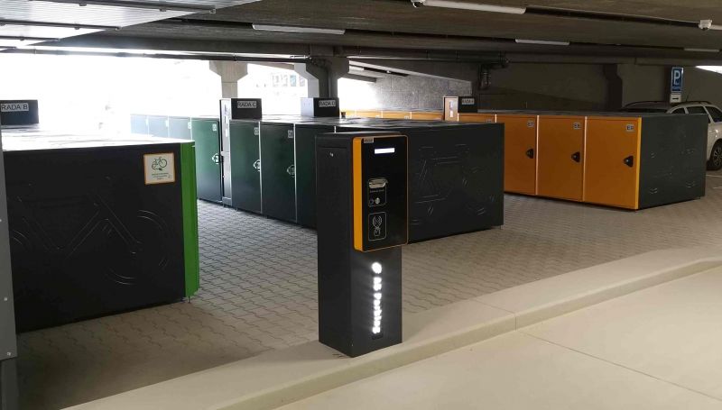 Bike Box - Benešov, parkovací dům