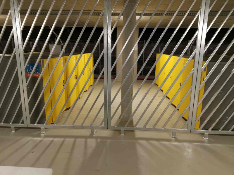 Bike Box - Brandýs nad Labem, parkovací dům P+R